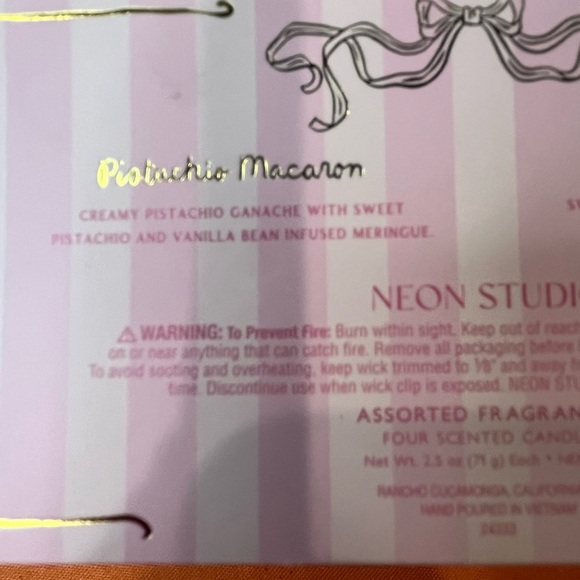 Scented Candle Set - Pink, Green, Blue, White - Picture 11 of 16